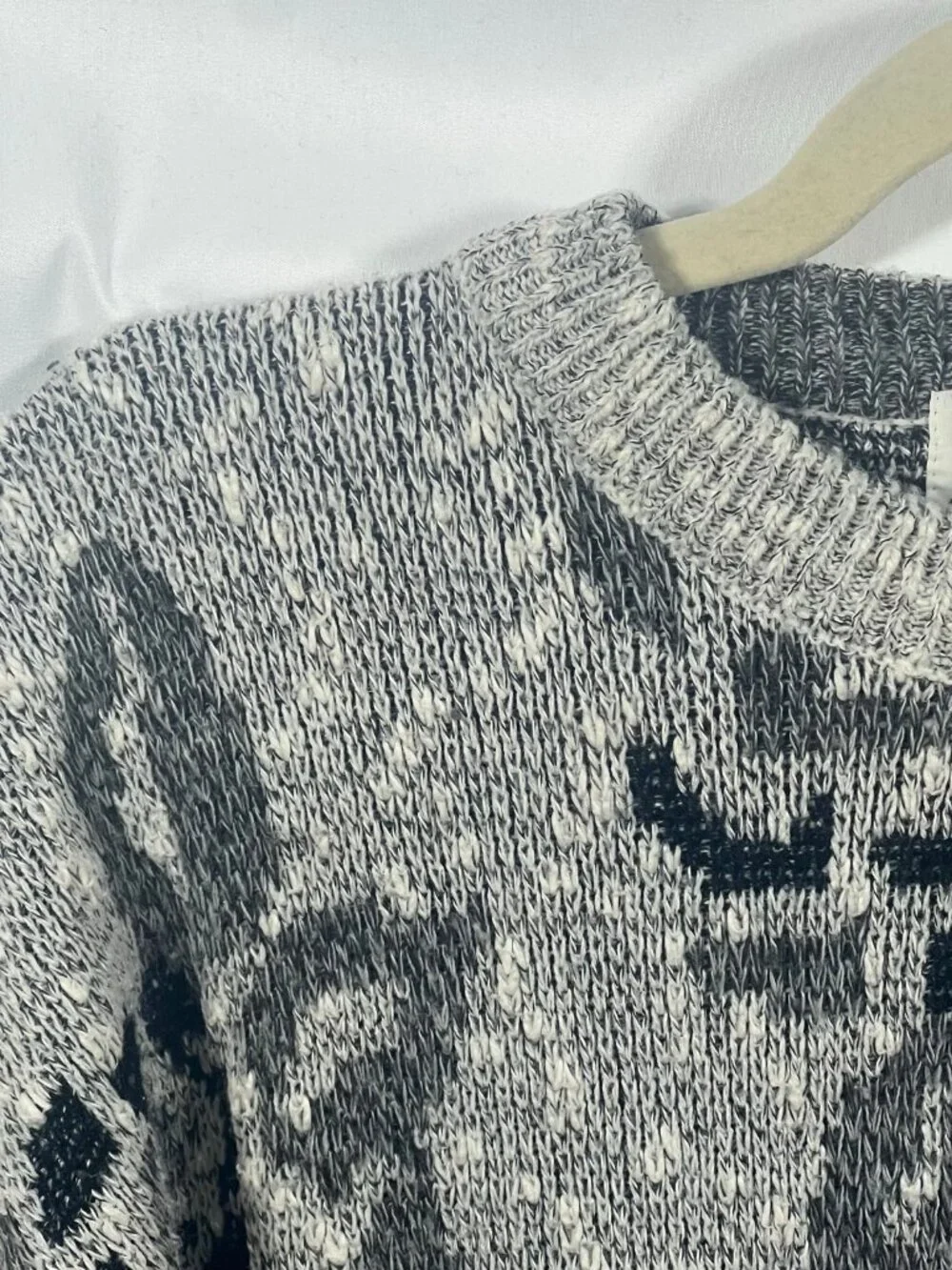 Vtg Mcgregor Sweater Mens Pullover Knit Crew Large Geometric Grandpa Winter